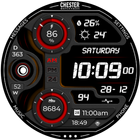 Chester LCD modern watch face icon