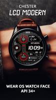 Chester LCD modern watch face poster