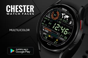 Chester LCD watch face 포스터