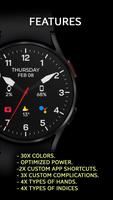 Chester Dark MOD watch face capture d'écran 1