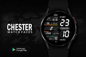 Chester LCD2 watch face الملصق