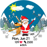 Chester Santa Claus watch face