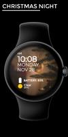Christmas Night - Watch Face الملصق