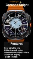 Coronas Knight Watch Face ảnh chụp màn hình 1