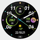 Sport analog and digital watch Zeichen