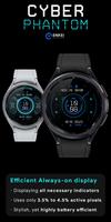 Cyber Phantom - watch face ảnh chụp màn hình 2