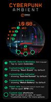 Cyberpunk Ambient - watch face screenshot 3