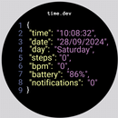 APK JSON Watch Face by time.dev
