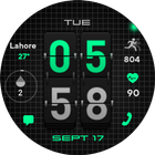 Digital Basic 5B Wear OS 4+ ไอคอน