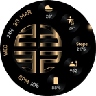 Digital Basic 10 Wear OS 4+ آئیکن