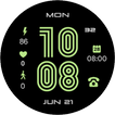 Digital Basic 1 12/24H Wear OS