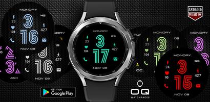 Digital Basic 1 12/24H Wear OS poster