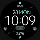 Digital Black v4 watch face APK