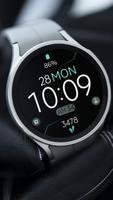 Digital Black v4 watch face ảnh chụp màn hình 3