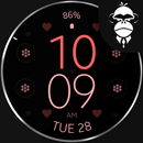 Digital Love watch face APK
