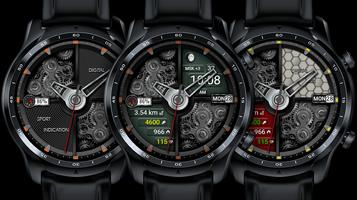 Hybrid DONG URX135 Watch face الملصق