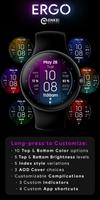 ERGO - digital watch face screenshot 1