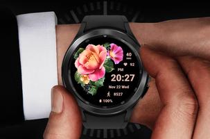 EY01 Flowers Watch Face 포스터