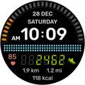Fitness watch face
