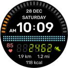Fitness watch face أيقونة