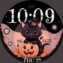 Halloween Cute Cat watch face APK