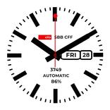 HJ Mondaine Style Watch Face