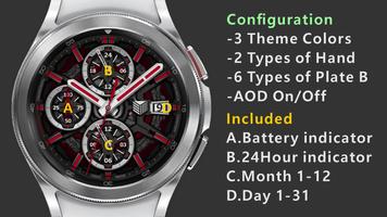 IWF002 Space Walker watch face captura de pantalla 1