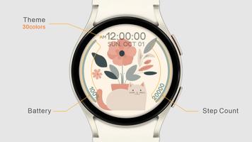 برنامه‌نما IWF CATS watch face عکس از صفحه