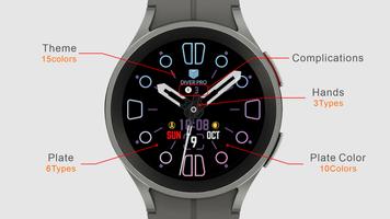 IWF Flat 3 in 1 watch face Poster