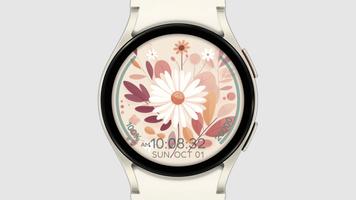 IWF FLOWERS watch face स्क्रीनशॉट 2