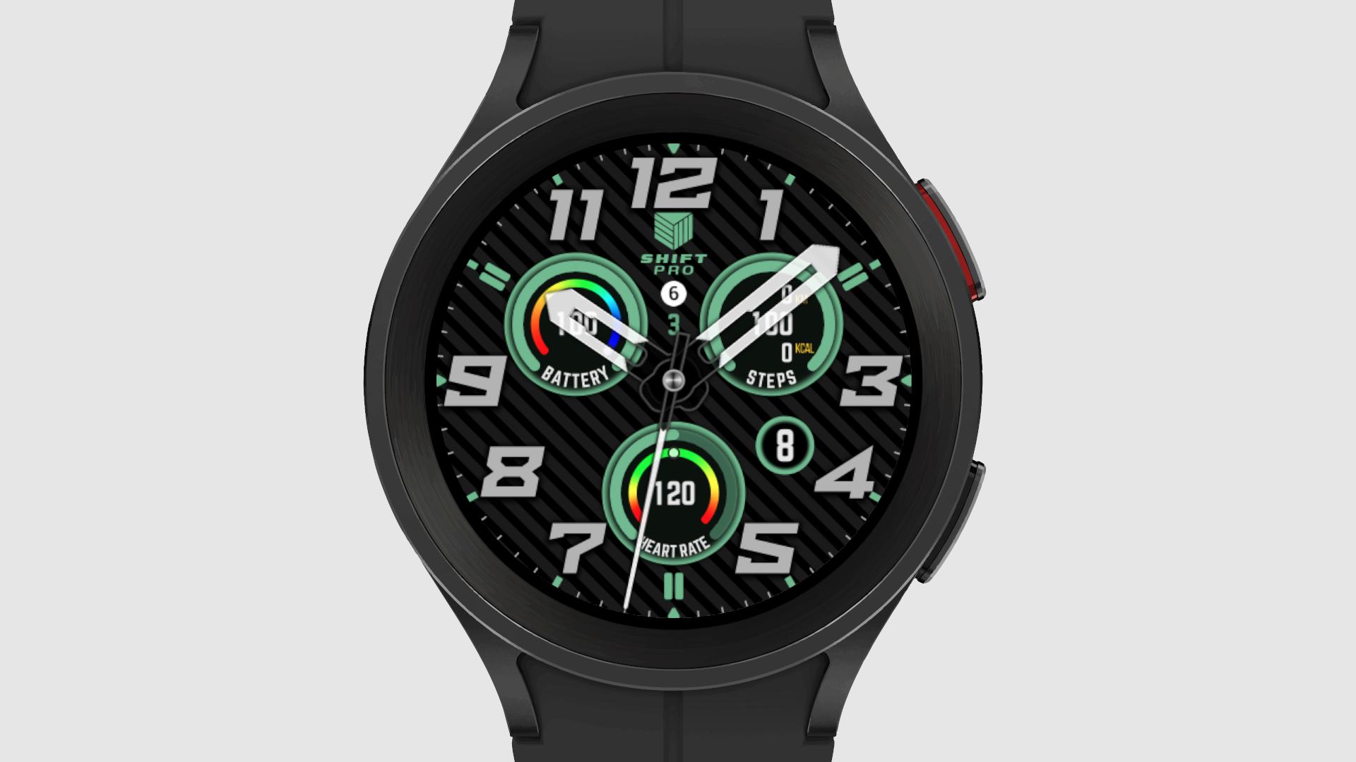 Watch face 2018. Pixel watchface.