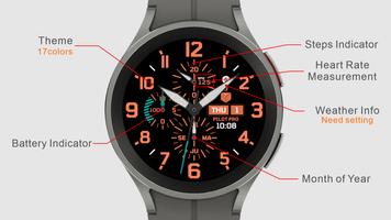 IWF PilotPro Flat II watchface Poster