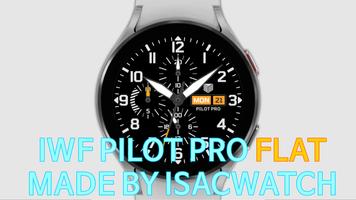 IWF Pilot Pro Flat watch face Poster