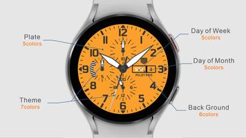 IWF Pilot Pro Flat watch face captura de pantalla 1