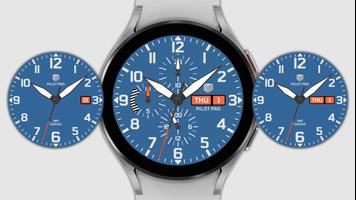IWF Pilot Pro Flat watch face captura de pantalla 3