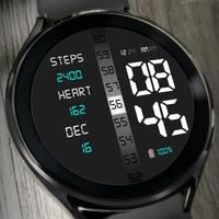 Digital Watch Face Key 006 Ekran Görüntüsü 2