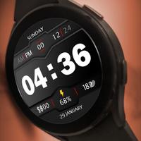 Digital Watch Face Key 017 Ekran Görüntüsü 2