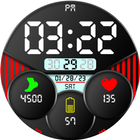 Key018 Digital Watch Face biểu tượng