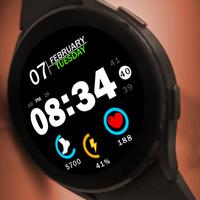 Key019 Digital Watch Face Ekran Görüntüsü 3