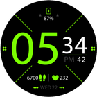 Key034 Digital Watch Face ícone