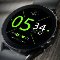 Key034 Digital Watch Face Cartaz