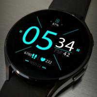 Key034 Digital Watch Face imagem de tela 2