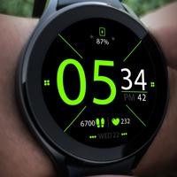 Key034 Digital Watch Face imagem de tela 3