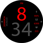 Key036 Digital Watch Face ícone