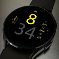 Key036 Digital Watch Face imagem de tela 3