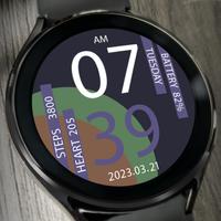2 Schermata Key038 Digital Watch Face