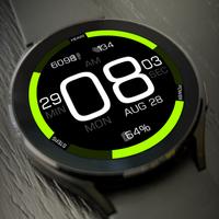 Key089 Digital Watch Face स्क्रीनशॉट 1