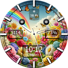 Key WF36 Colorful Flower Art icon
