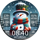 Key WF55 Snowman Watch Face أيقونة