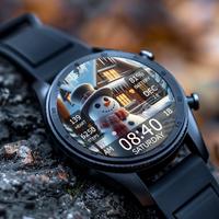 Key WF55 Snowman Watch Face الملصق